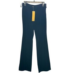 Tory Burch Side-Zip Tory Velvet Flare Pants Women's size 2 NWT Academia Career